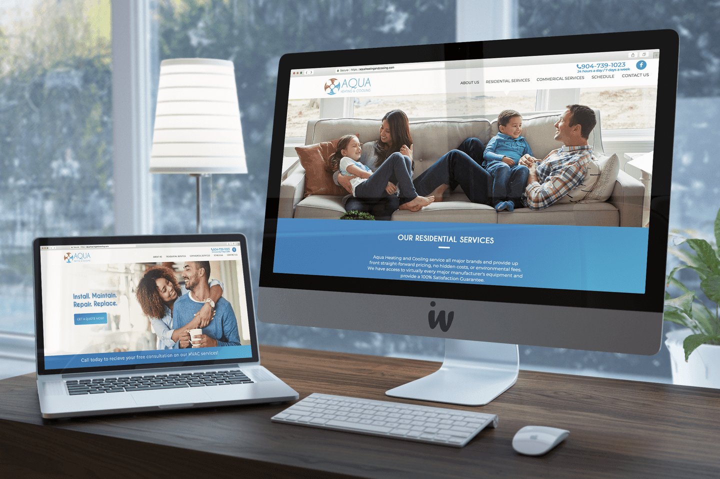 AQUA Heating and Cooling New Website
