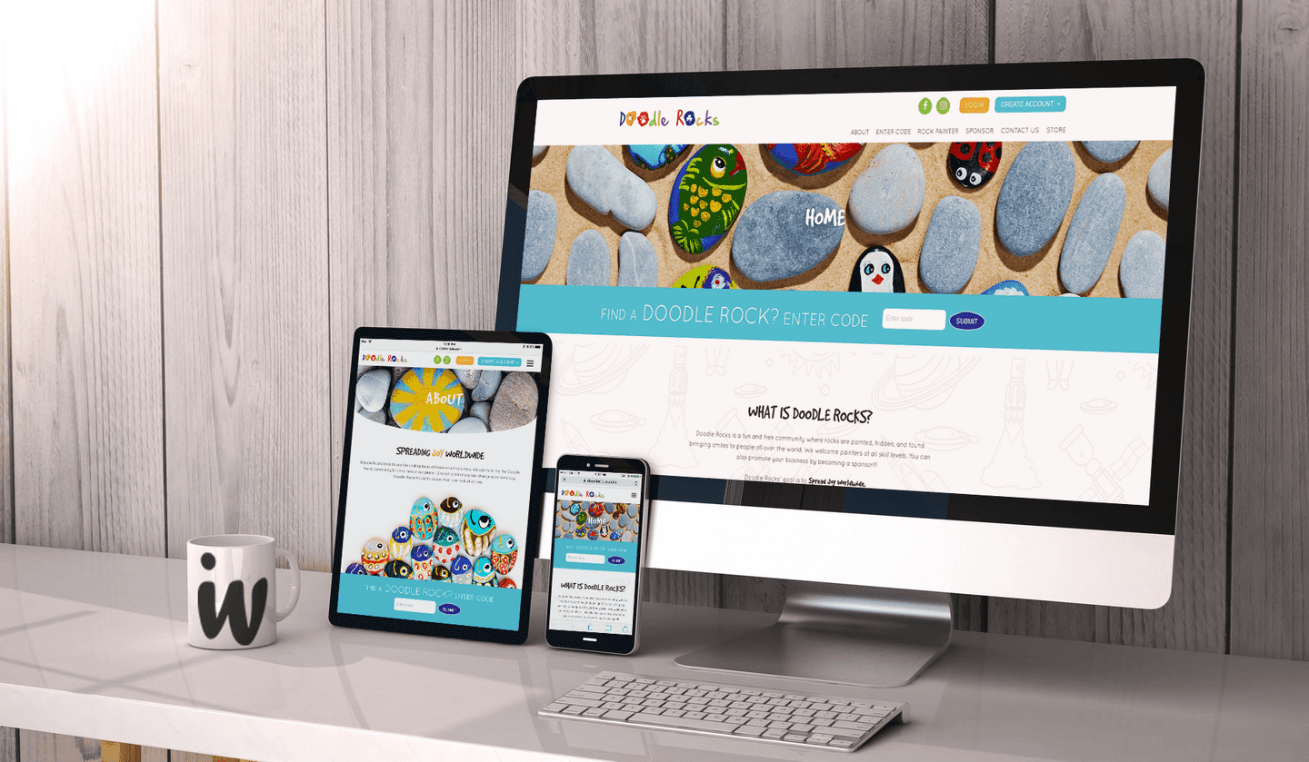 Doodle Rocks Web design and development