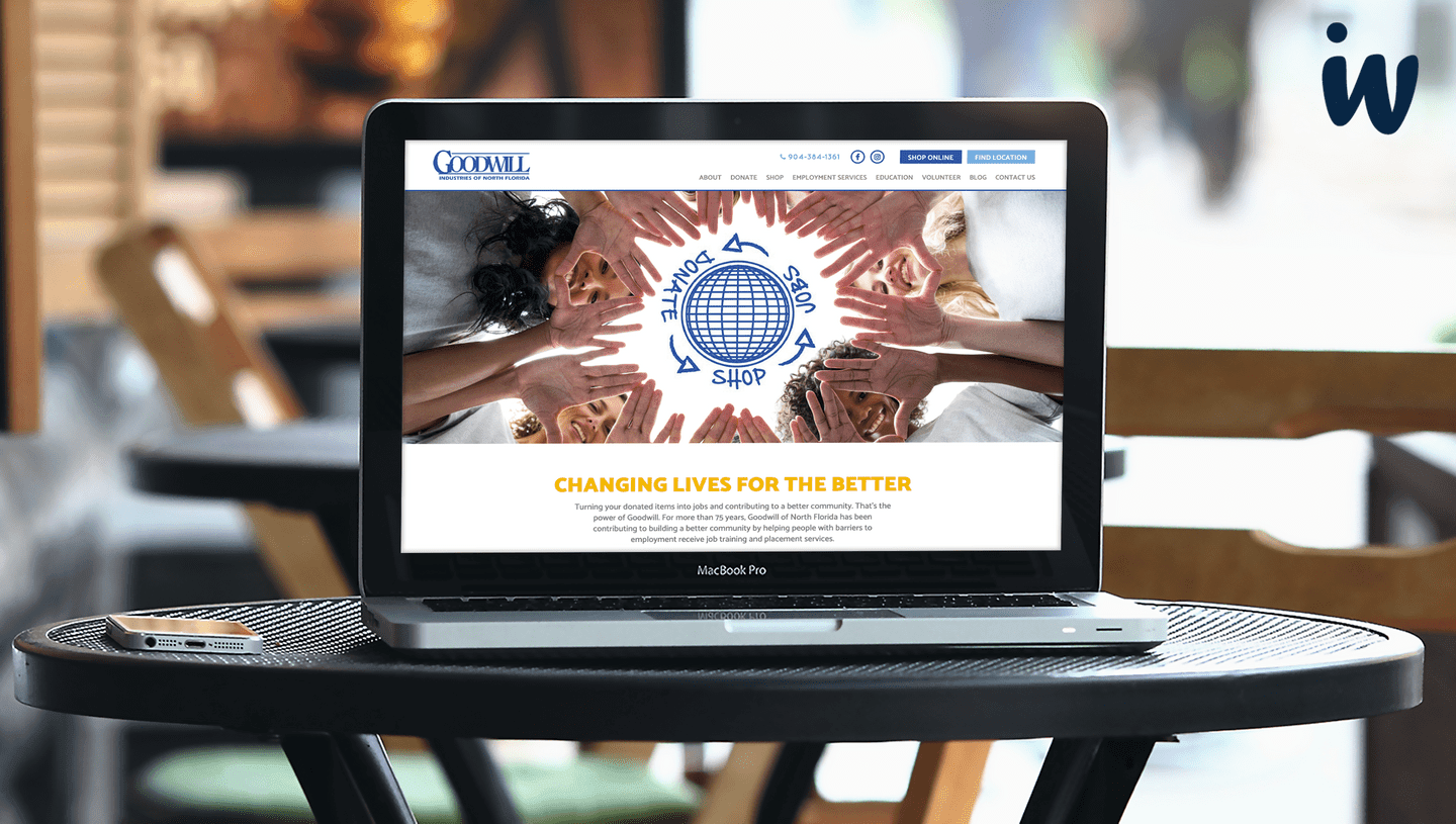 Goodwill Industries of North Florida New Website and Development