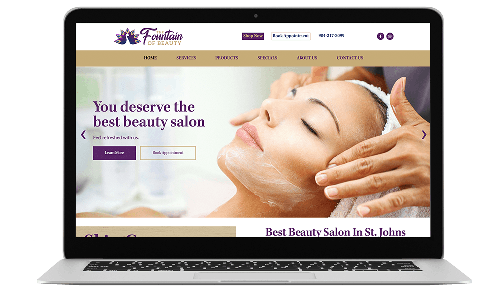 Fountain of Beauty Skin Care Salon open in Saint Johns, FL