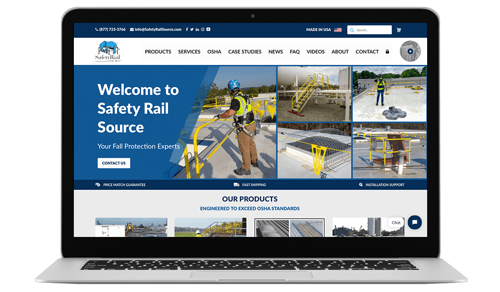 Safety Rail Source Designing, Developing, and Selling Company