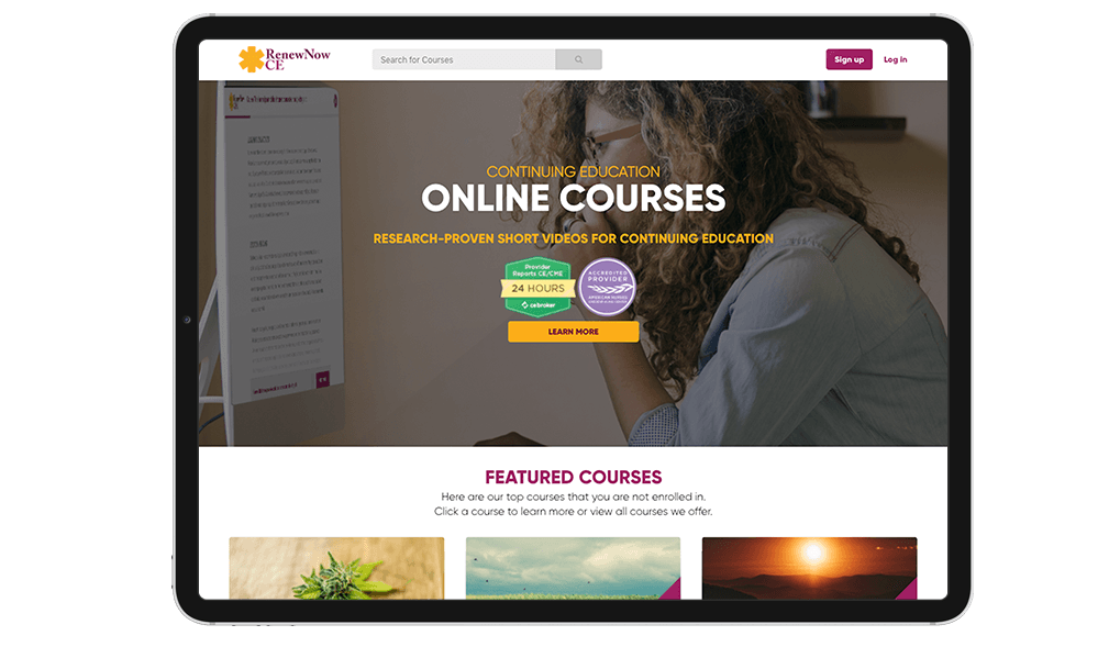 Renew Now CE - Online Courses and Educational Materials